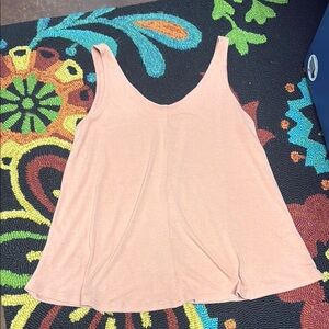 Women's light burnt orange Sleeveless Top